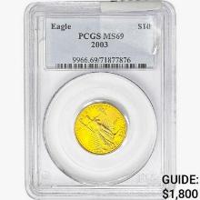 2003 $10 1/4oz. Gold Eagle PCGS MS69