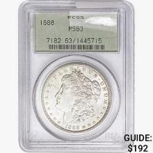 1888 Morgan Silver Dollar PCGS MS63
