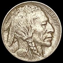 1913-D Buffalo Nickel NEARLY UNCIRCULATED