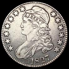 1827 Capped Bust Half Dollar NEARLY UNCIRCULATED