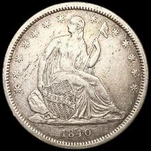 1840 Seated Liberty Half Dollar CLOSELY UNCIRCULATED