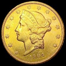 1904 $20 Gold Double Eagle UNCIRCULATED