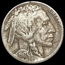 1917-S Buffalo Nickel LIGHTLY CIRCULATED