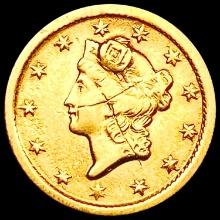 1853-O Rare Gold Dollar HIGH GRADE