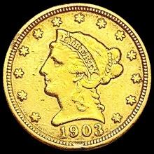 1903 $5 Gold Half Eagle CLOSELY UNCIRCULATED