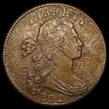 1802 S-226 Draped Bust Large Cent CLOSELY UNCIRCULATED