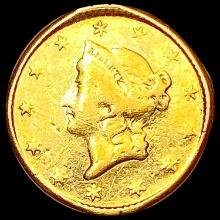1853 Rare Gold Dollar LIGHTLY CIRCULATED