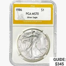 1986 Silver Eagle PGA MS70