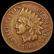 1868 Indian Head Cent NEARLY UNCIRCULATED