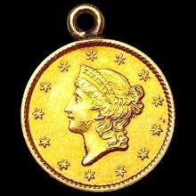 1850 Rare Gold Dollar HIGH GRADE