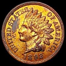 1892 Indian Head Cent NEARLY UNCIRCULATED