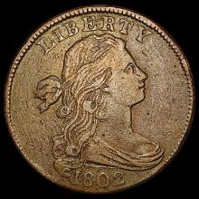 1802 Draped Bust Large Cent NEARLY UNCIRCULATED