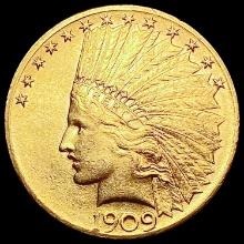1909 $10 Gold Eagle CHOICE AU