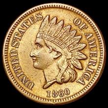 1860 Indian Head Cent CHOICE AU