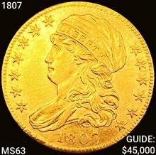 1807 $5 Gold Half Eagle CHOICE BU