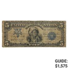 FR. 281 1899 $5 FIVE DOLLARS CHIEF SILVER CERTIFICATE CURRENCY NOTE