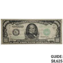 FR. 2212-G 1934-A $1,000 ONE THOUSAND DOLLARS FRN FEDERAL RESERVE NOTE CHICAGO, IL VERY FINE