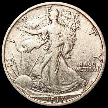 1917 Walking Liberty Half Dollar CLOSELY UNCIRCULATED