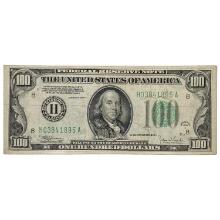 1934-C $100 ONE HUNDRED DOLLARS FRN FEDERAL RESERVE NOTE ST. LOUIS, MO VERY FINE+