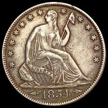 1854-O Seated Liberty Half Dollar CLOSELY UNCIRCULATED