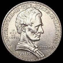 1918 Illinois Half Dollar UNCIRCULATED