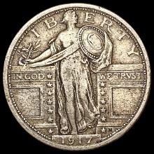 1917 T1 Standing Liberty Quarter LIGHTLY CIRCULATED