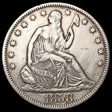1858-O Seated Liberty Half Dollar HIGH GRADE