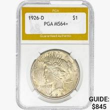 1926-D Silver Peace Dollar PGA MS64+