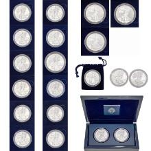 [20] 2002-2019 Silver Eagle Proof Coins