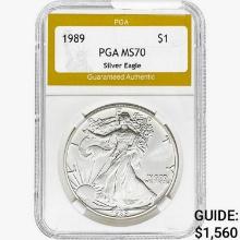 1989 Silver Eagle PGA MS70