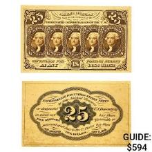 [2] 1862 25C Postage Fractional Currency
