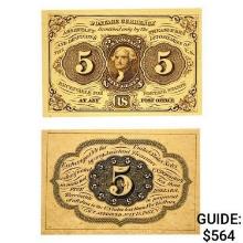 [2] 1862 5C Postage Fractional Currency