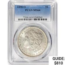 1890-O Morgan Silver Dollar PCGS MS64