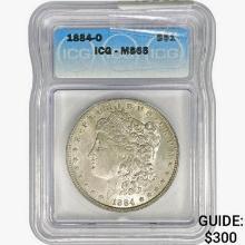 1884-O Morgan Silver Dollar ICG MS65