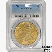 1926 Silver Peace Dollar PCGS MS64