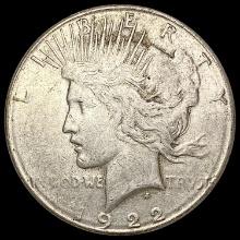 1922-S Silver Peace Dollar LIGHTLY CIRCULATED