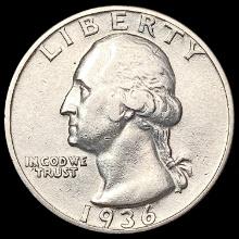 1936-S Washington Silver Quarter UNCIRCULATED