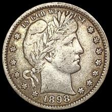 1898 Barber Quarter LIGHTLY CIRCULATED