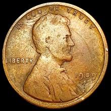 1909-S VDB Wheat Cent NEARLY UNCIRCULATED