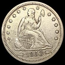 1853 Seated Liberty Quarter CLOSELY UNCIRCULATED