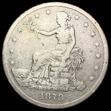 1878-S Silver Trade Dollar NICELY CIRCULATED