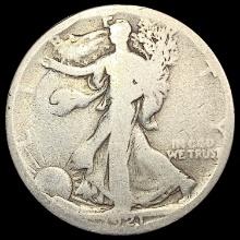 1921-S Walking Liberty Half Dollar NICELY CIRCULATED