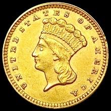 1874 Rare Gold Dollar CHOICE AU