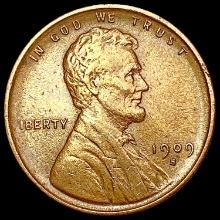 1909-S Wheat Cent CHOICE AU