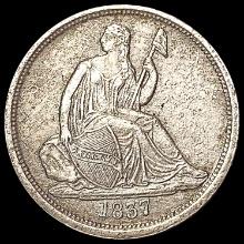 1837 Seated Liberty Dime NEARLY UNCIRCULATED