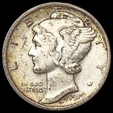 1919 Mercury Dime CLOSELY UNCIRCULATED