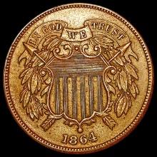 1864 Two Cent Piece UNCIRCULATED