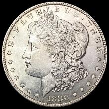 1880-O Micro O Morgan Silver Dollar CHOICE BU