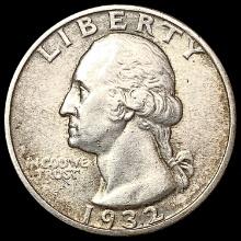 1932 Washington Silver Quarter CLOSELY UNCIRCULATED