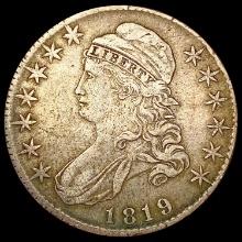 1819 Capped Bust Half Dollar LIGHTLY CIRCULATED